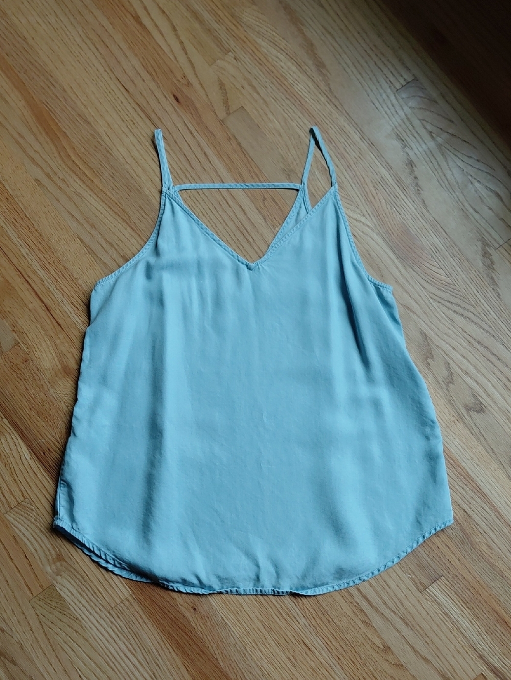 LOFT Pale Blue V-Neck Spaghetti Strap Cami